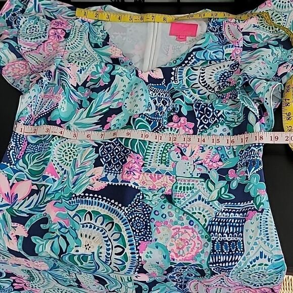 Lilly Pulitzer Kathie Floral Dress. - Picture 7 of 11